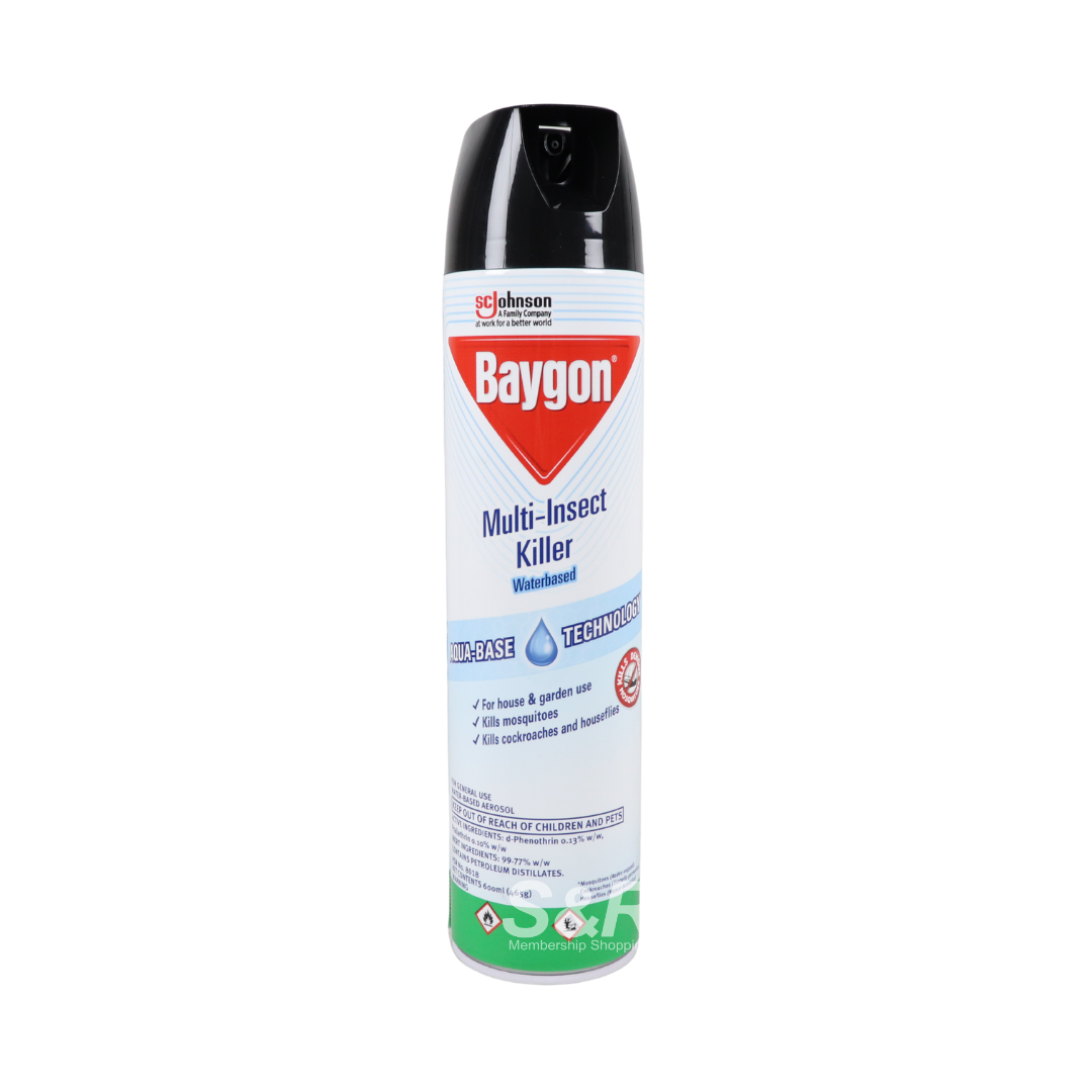 Baygon Multi-Insect Killer Spray 600mL